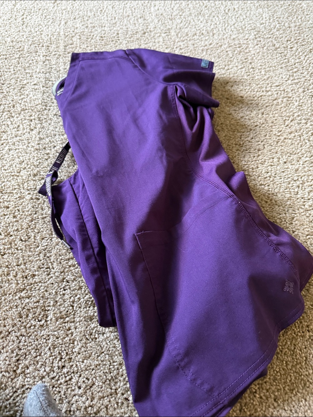 Med Couture Purple Women’s Scrub Top